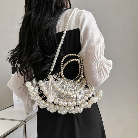 Pearly White Purse