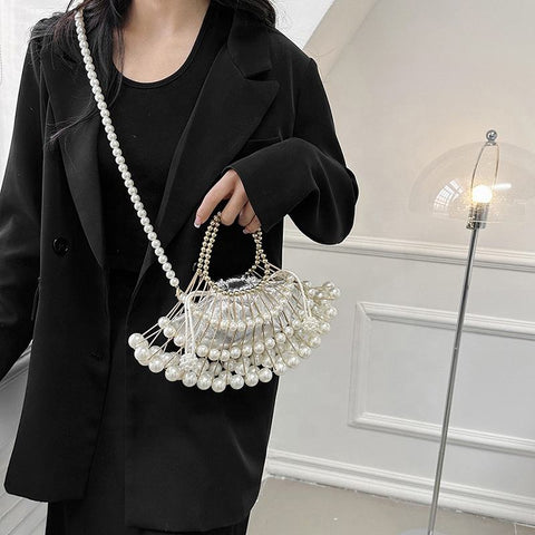 Pearly White Purse