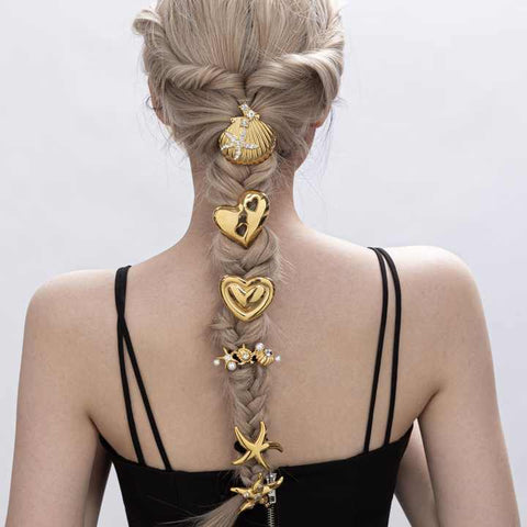Golden Glam Braid Charms