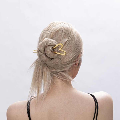 Heart Hair Fork