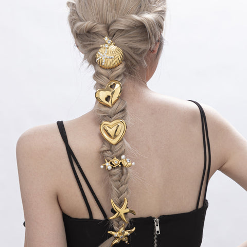 Golden Glam Braid Charms