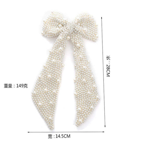 Pearl Bow Hair