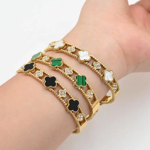 Bling Clover Bracelet