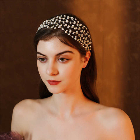 Pearl Mesh Hairband