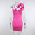 Ruffle Pink Bodycon Dress