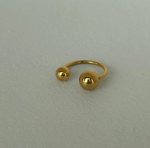 Golden Dazzle Open Rings