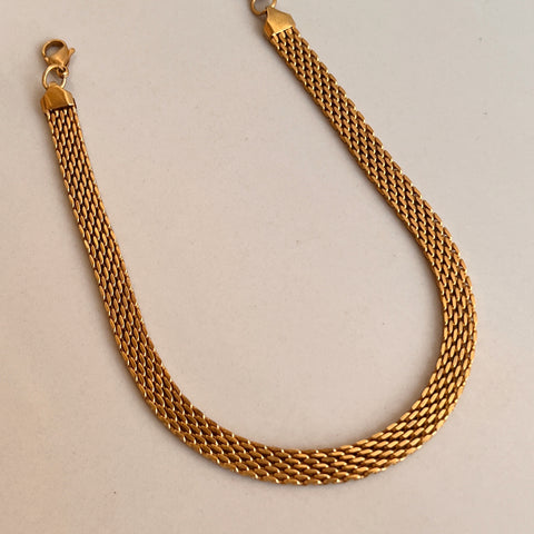 Vintage Braided Gold Choker