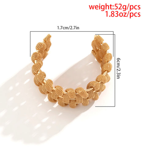Rustic Gold Mesh Bracelet