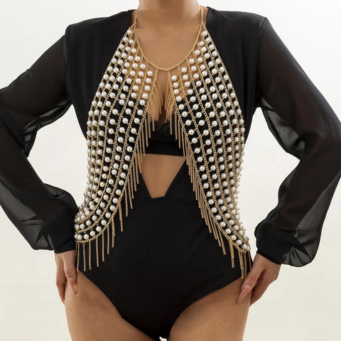 Pearl Mesh Cape