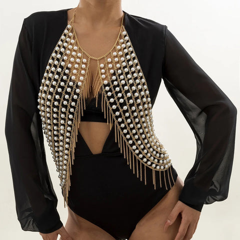 Pearl Mesh Cape