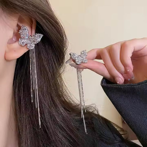 Butterfly Tassel Earring