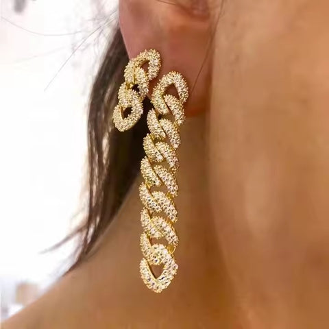 Bling Chain Earring