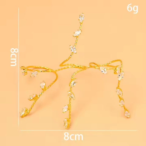 Lux Leaf Rings