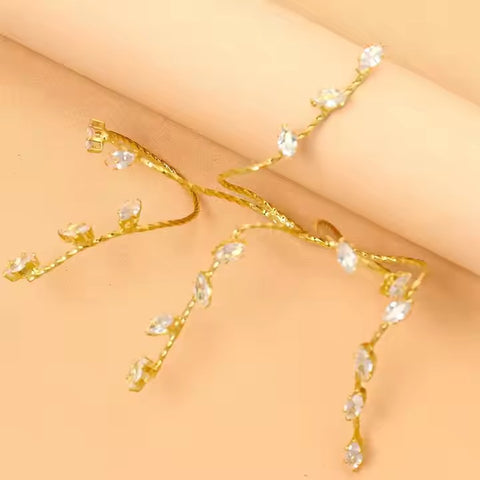 Lux Leaf Rings