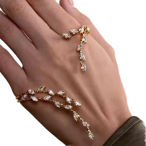 Glam Leaf Bracelet