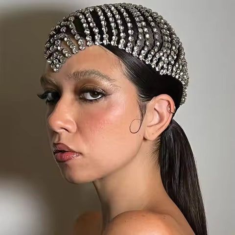 Rhinestone Dome Cap