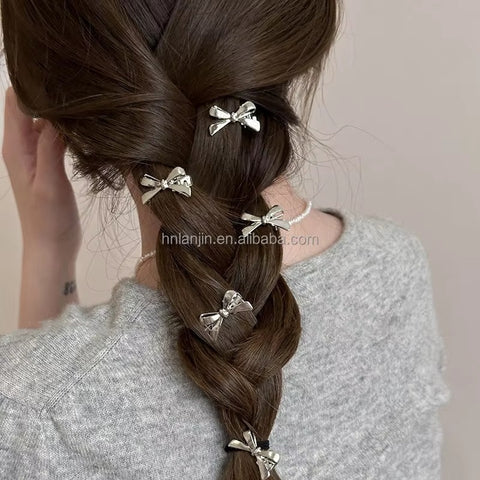 Mini Bow Hair Clips