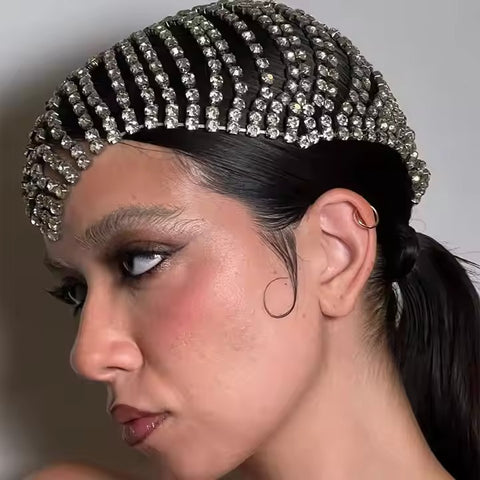 Rhinestone Dome Cap