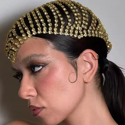 Rhinestone Dome Cap