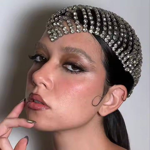 Rhinestone Dome Cap