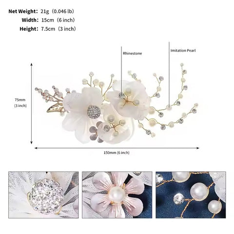 Floral Shine Barrette