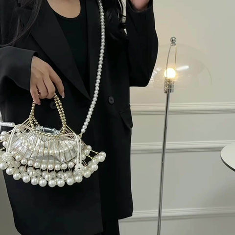 Pearly White Purse