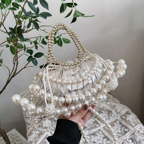 Pearly White Purse