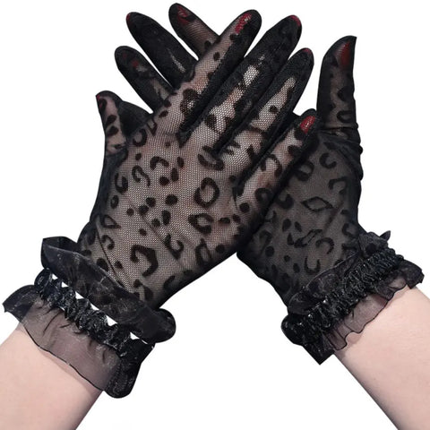 Leopard Gloves