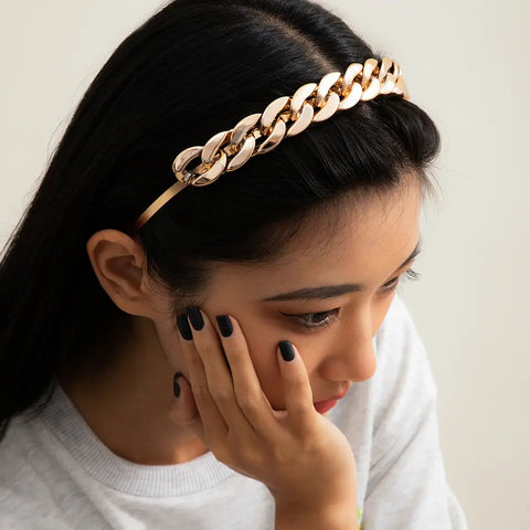 Gold Chain Hairband