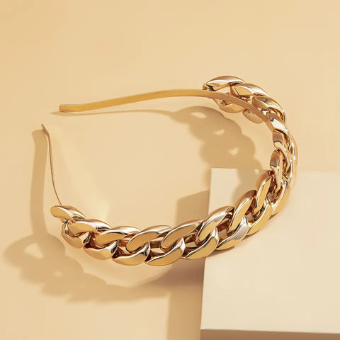 Gold Chain Hairband