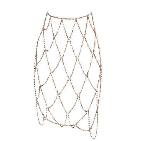 Luxurious Rhinestone Waist Chain