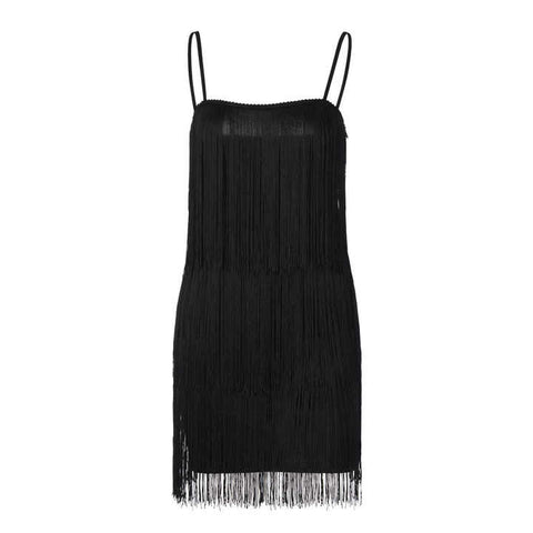 Black Tassels Mini