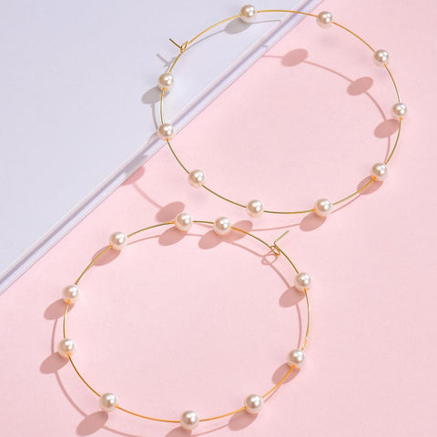Pearl Hoops