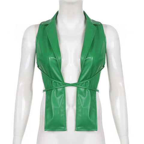 Dangerous Backless Jacket Top