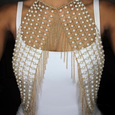 Pearl Mesh Cape