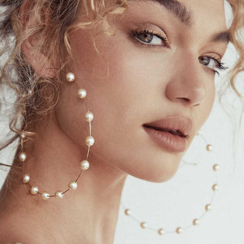 Pearl Hoops