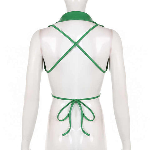 Dangerous Backless Jacket Top