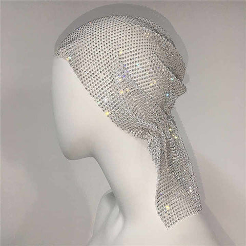 Rhinestone Luxury Headscarf