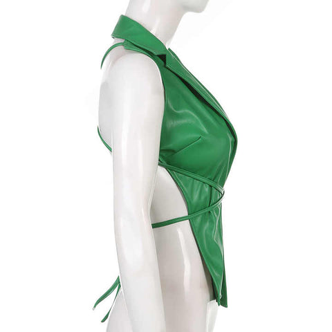 Dangerous Backless Jacket Top