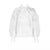Organza Bow Tie Puff Sleeve Top