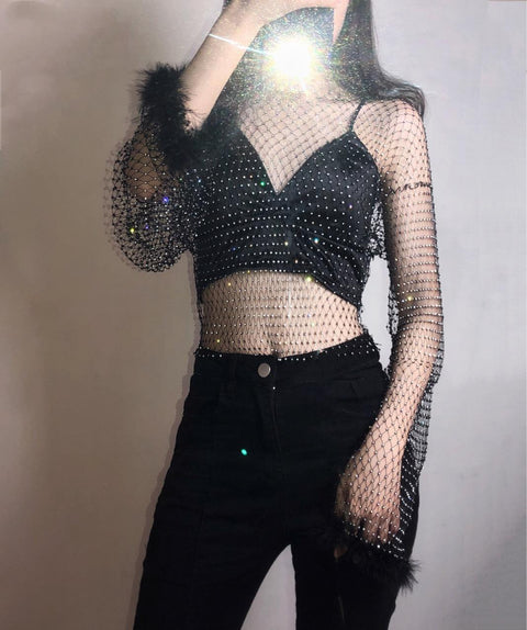 Fur Bling Top