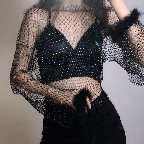 Fur Bling Top
